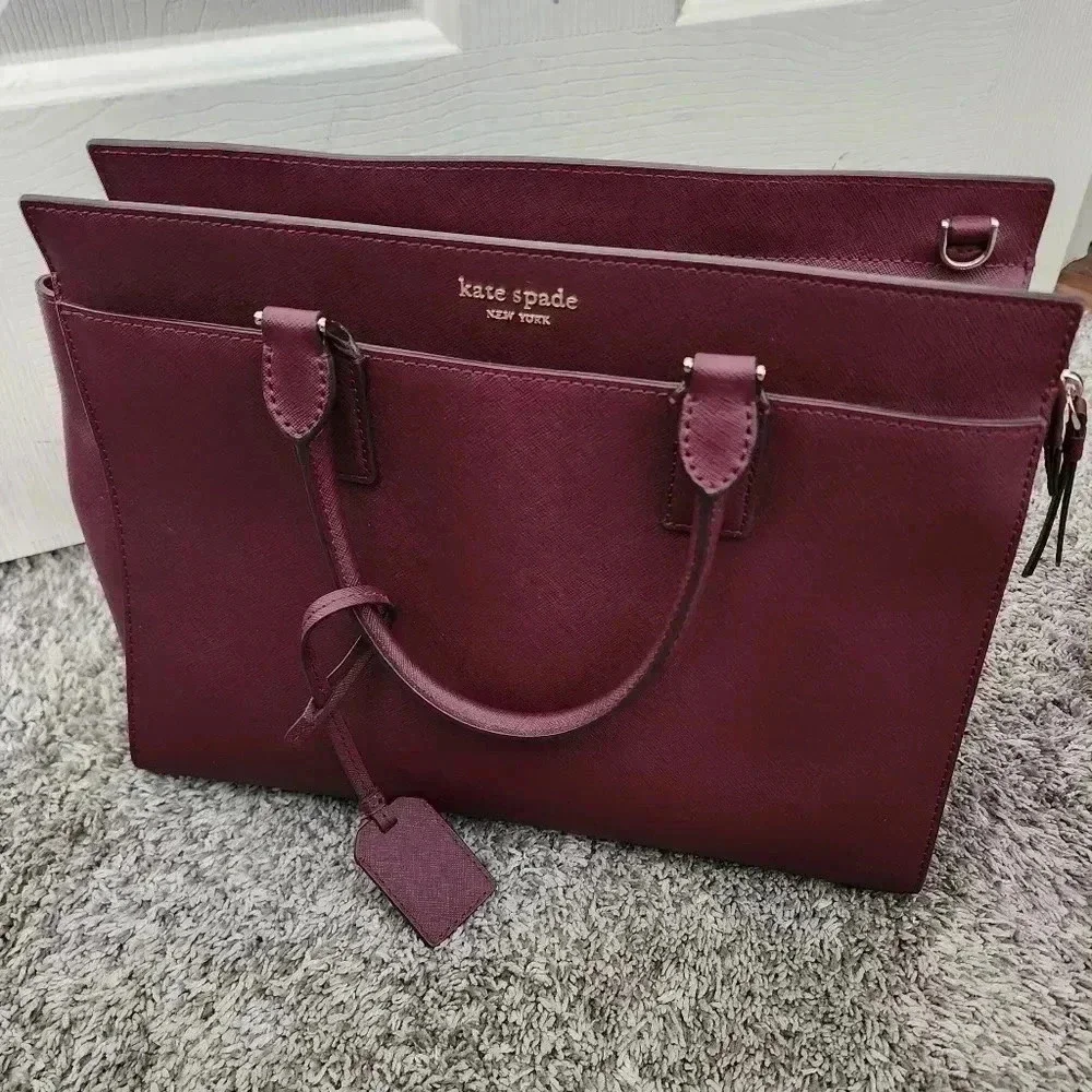 Kate Spade‎ Maroon Cameron with COA